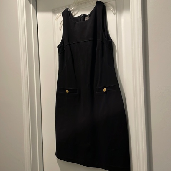 Vince Camuto Dress Women Size 8 Black Form Fitting Sleeveless Formalwear Classic - Picture 9 of 13